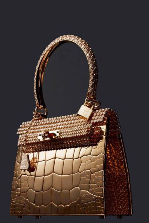 hermes rose gold crocodile or diamond birkin bag